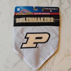 Boilermakers Reversible Dog Bandana - Black and White